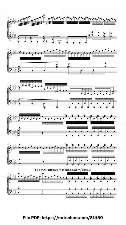 The Four Seasons - Winter in F Minor, RV. 297: III. Allegro piano sheet music free pdf