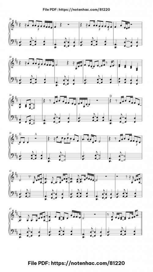 Thinking out Loud piano sheet music free pdf