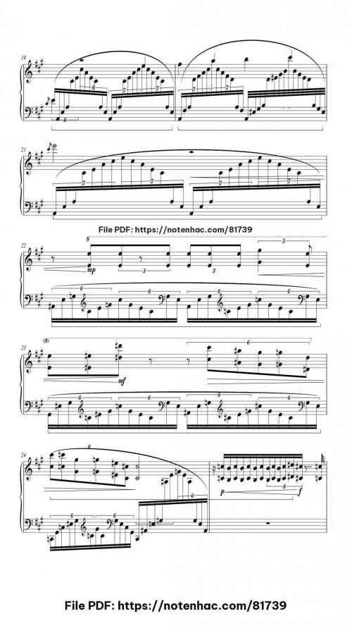 Trois Etudes de Concert No. 3 "Un Sospiro" by Franz Liszt Level Professional 12 Trois Etudes de Concert No. 3 "Un Sospiro" piano sheet music free pdf
