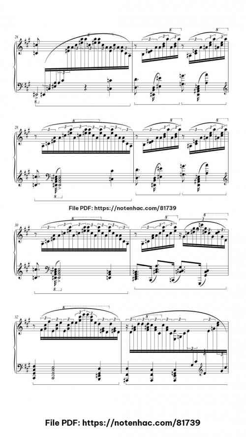 Trois Etudes de Concert No. 3 "Un Sospiro" by Franz Liszt Level Professional 13 Trois Etudes de Concert No. 3 "Un Sospiro" piano sheet music free pdf