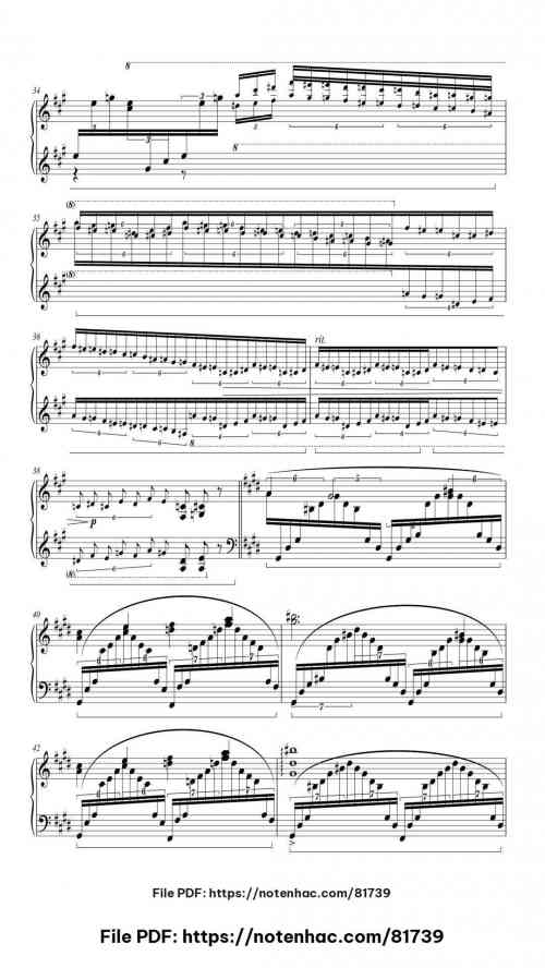 Trois Etudes de Concert No. 3 "Un Sospiro" by Franz Liszt Level Professional 14 Trois Etudes de Concert No. 3 "Un Sospiro" piano sheet music free pdf