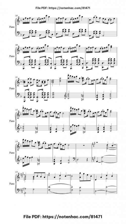 Undertale Medley piano sheet music free pdf