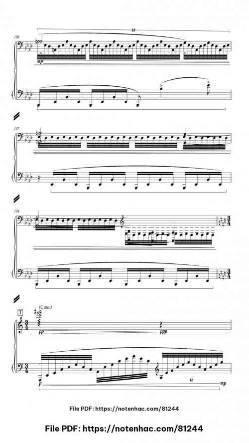 Une Barque sur l'Océan piano sheet music free pdf