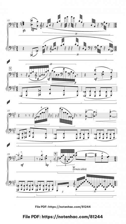Une Barque sur l'Océan piano sheet music free pdf