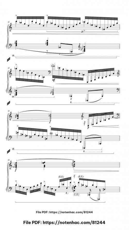 Une Barque sur l'Océan piano sheet music free pdf