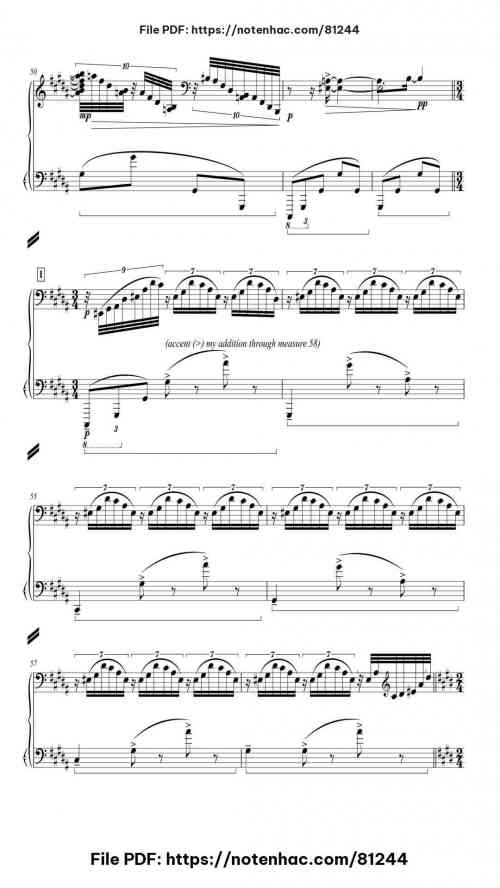 Une Barque sur l'Océan piano sheet music free pdf