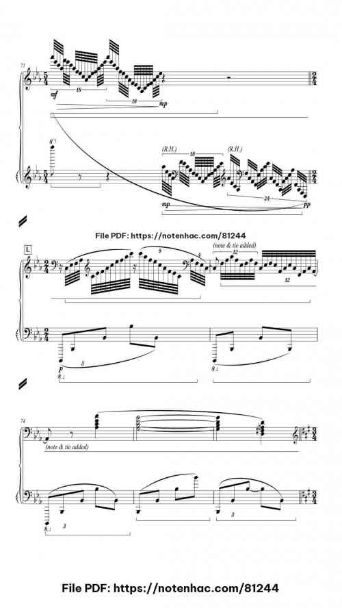 Une Barque sur l'Océan piano sheet music free pdf