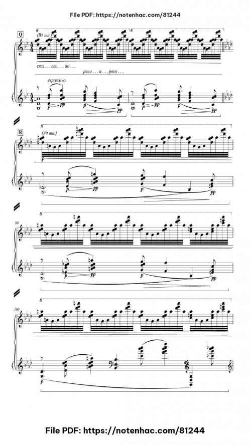 Une Barque sur l'Océan piano sheet music free pdf