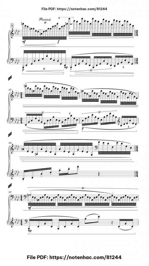 Une Barque sur l'Océan piano sheet music free pdf