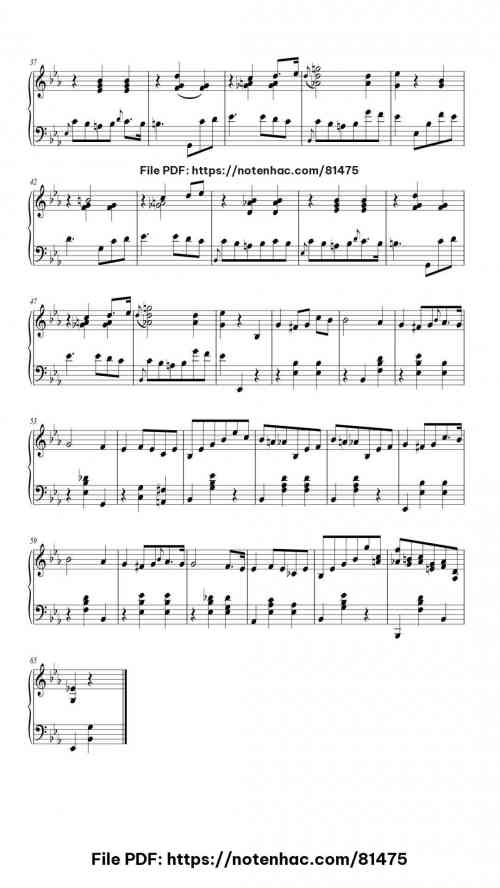 Waltz in E♭, B. 133 by Frédéric Chopin Level Intermediate 4 Waltz in E♭, B. 133 piano sheet music free pdf